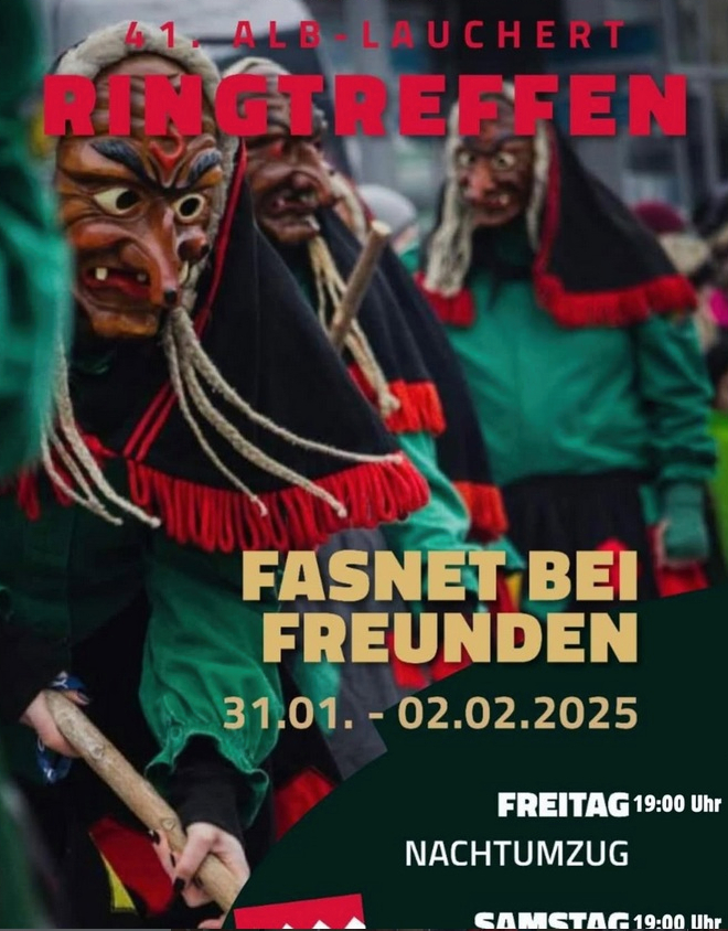 Plakat Fasnet bei Freunden 2025