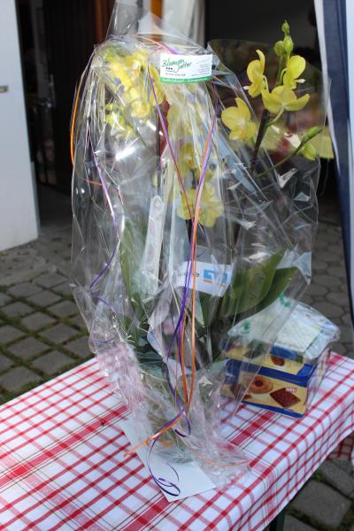 Jubiläum – Impressionen der Veranstaltung. Das Bild zeigt Präsente.